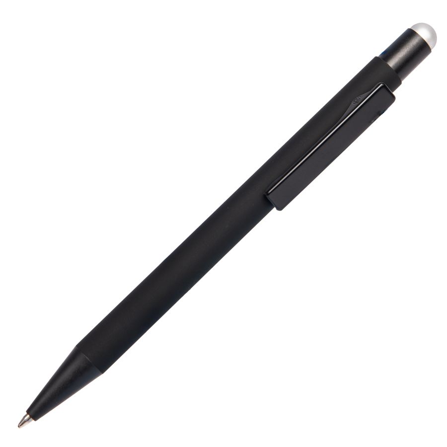 Ручка шариковая FACTOR BLACK со стилусом черный зеленый - фото 15