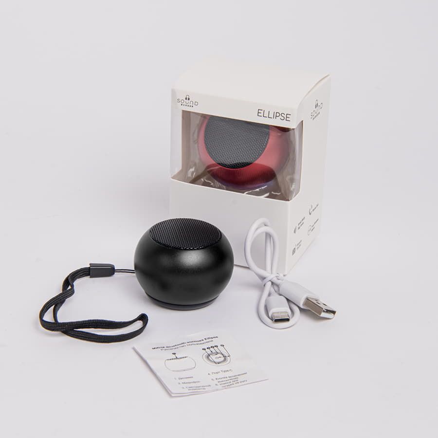 Портативная mini Bluetooth-колонка Sound Burger Ellipse красная синий - фото 11