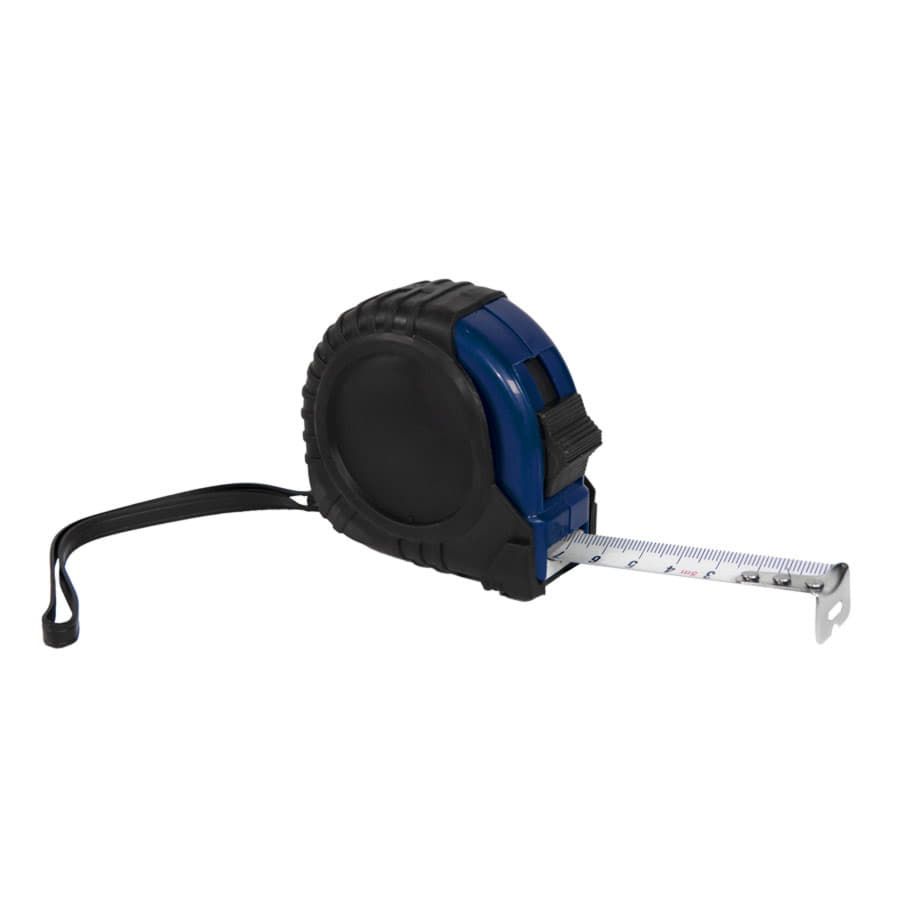 Рулетка GRADE с металлическим клипом 5 м., синяя, пластик - фото 2