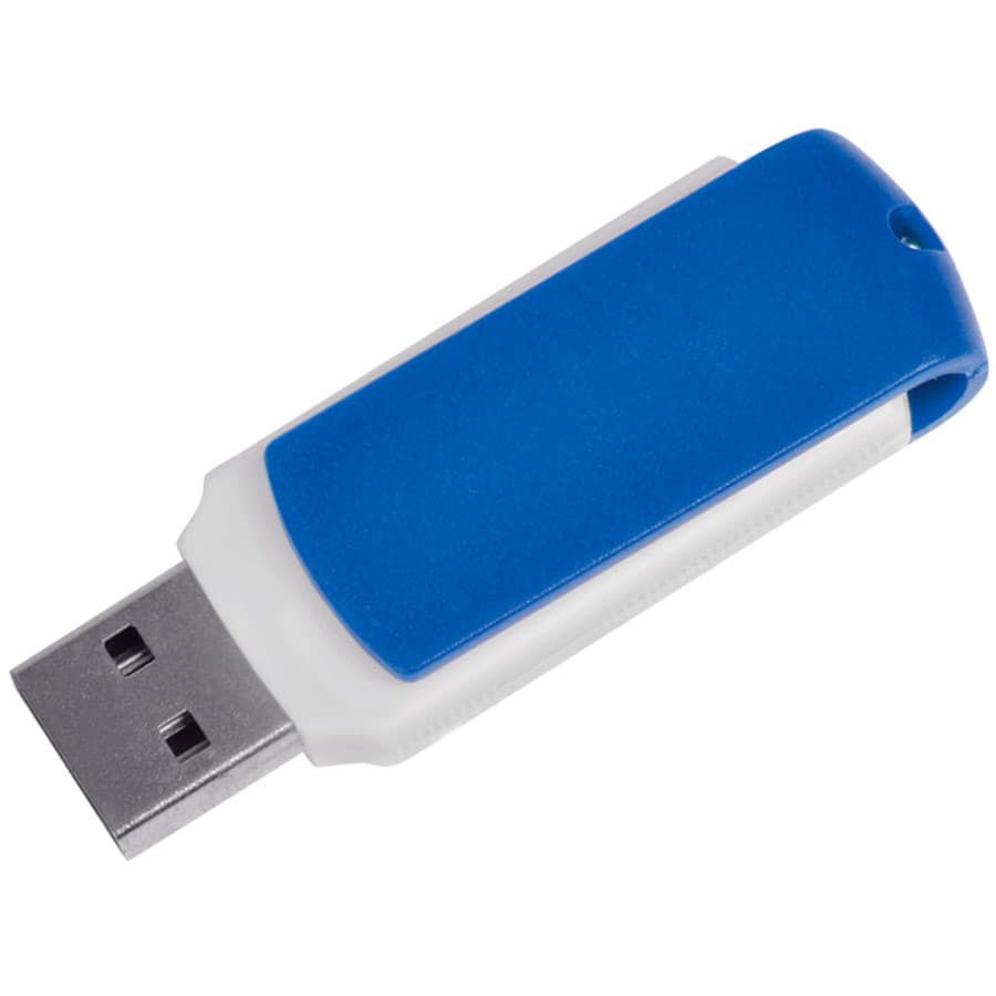 USB flash-карта Easy 8Гб белый синий - фото 2