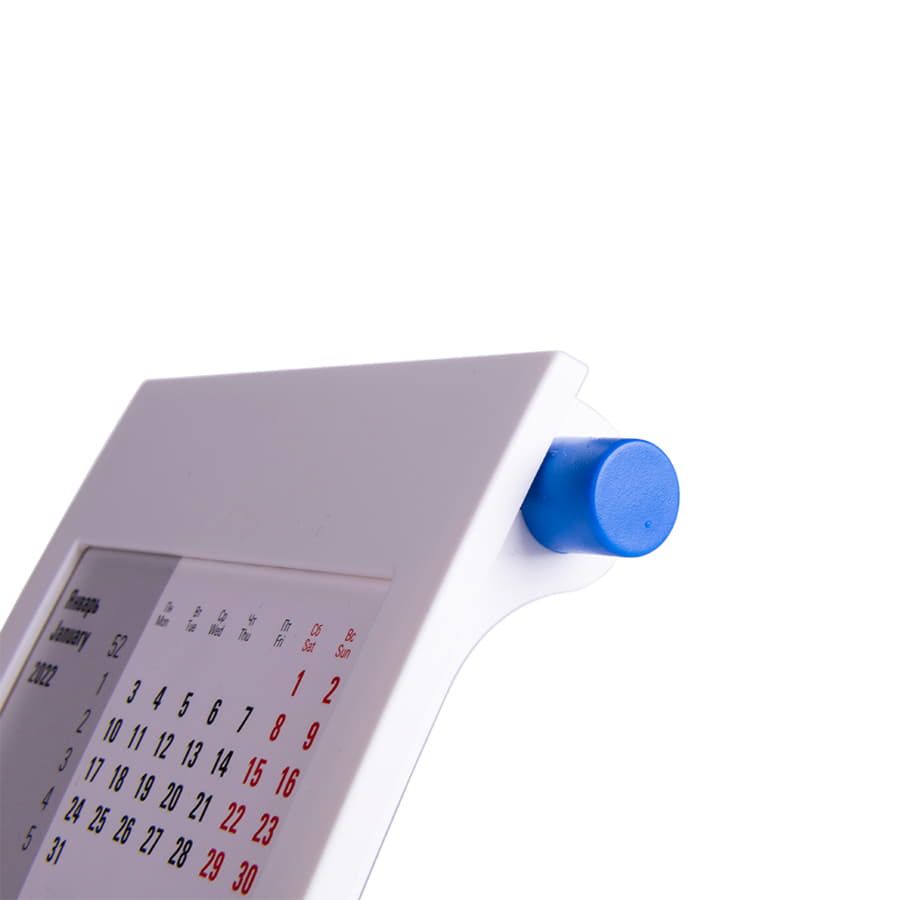 Календарь настольный на 2 года; сетка на 26-27 синий белый - фото 4