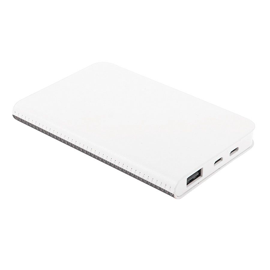 Универсальный аккумулятор Franki 5000mAh белый с черным 7,5х12,1х1,1см - фото 5