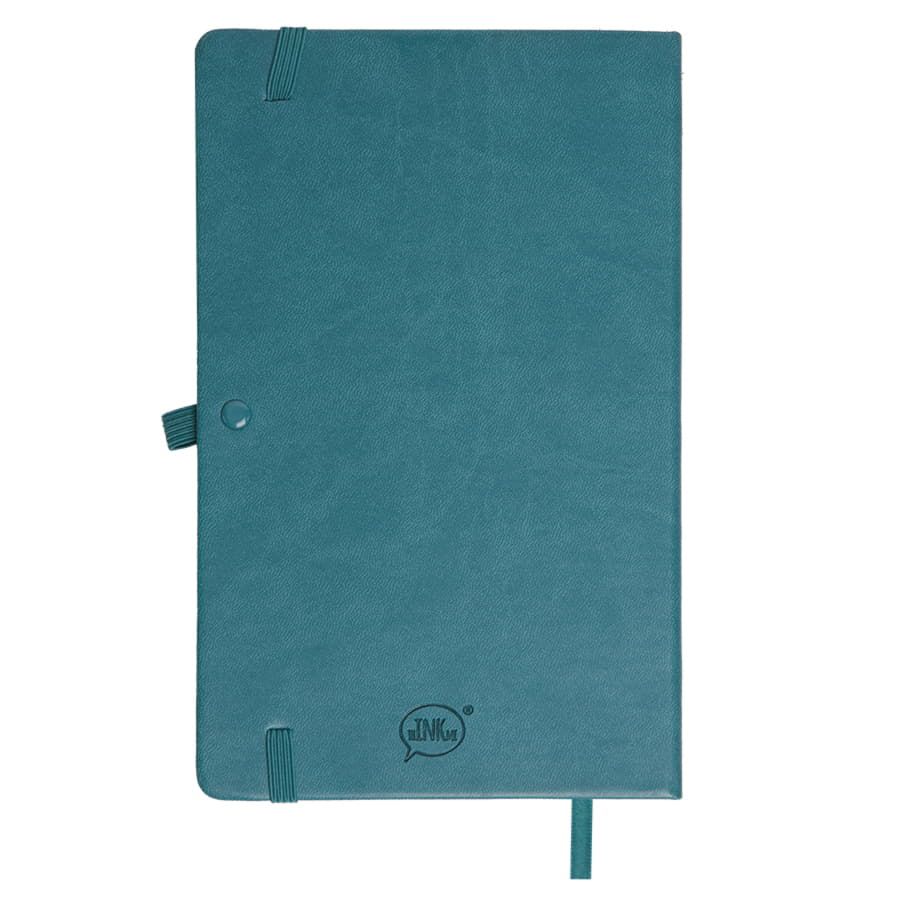 Бизнес-блокнот JUSTY формат А5 в линейку синий - фото 6