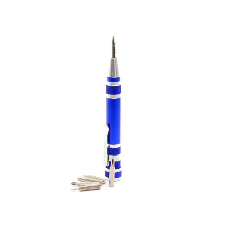 BLIZEN Мультиинструмент: набор из 6 отверток, синий, алюминий - фото 6