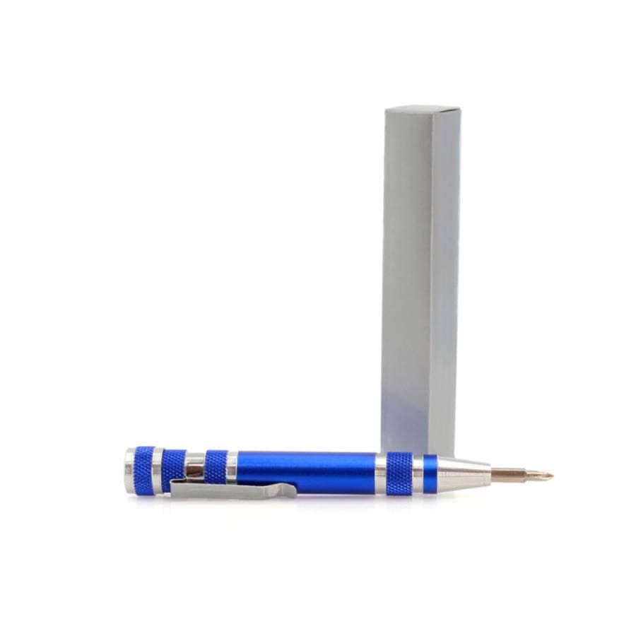 BLIZEN Мультиинструмент: набор из 6 отверток, синий, алюминий - фото 10