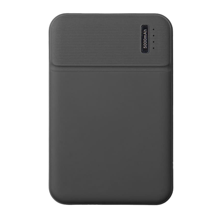 Универсальный аккумулятор Flash 5 5000 мАч с подсветкой и soft touch черный 9,8х6.3х1,3 см синий - фото 13