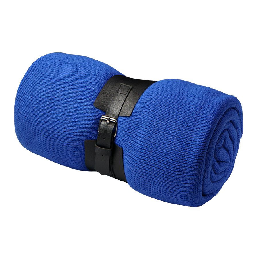 Плед  "Belt"; т.синий; 130 х 180 см; 100% акрил, с поясом - фото 2