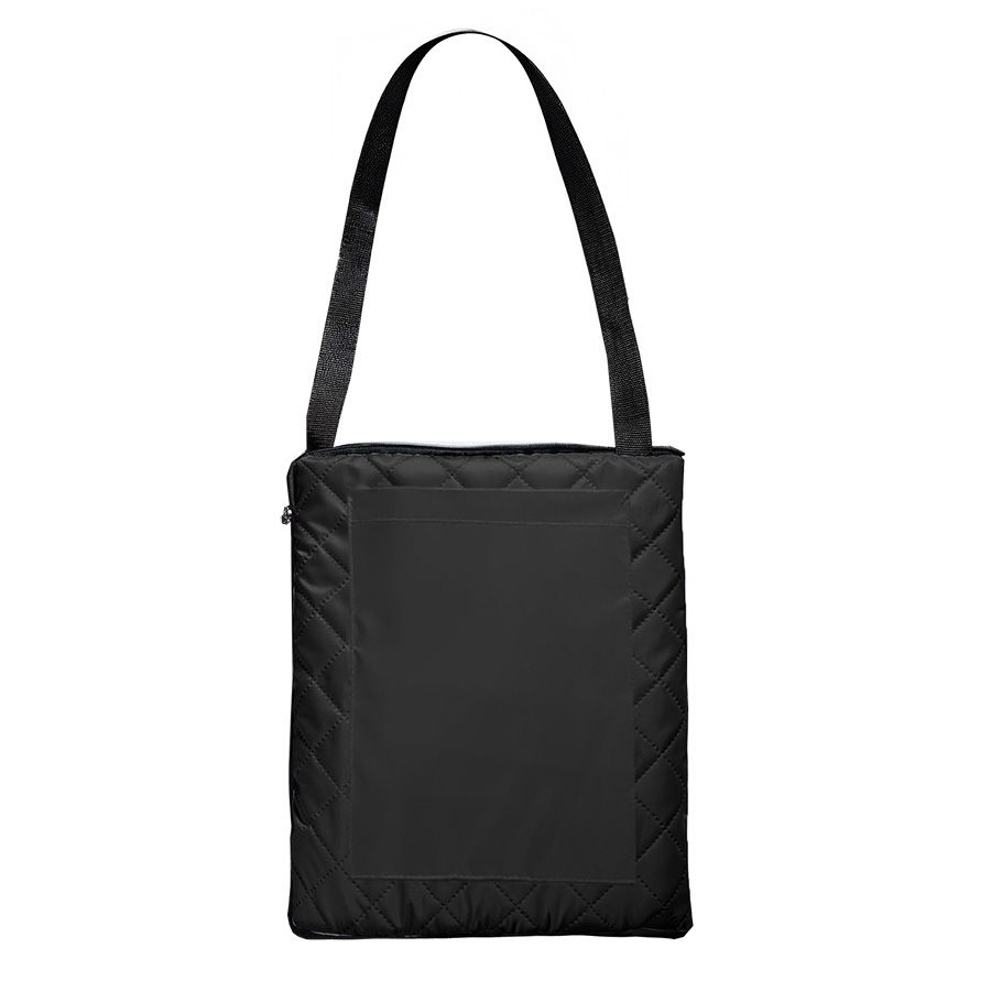 Плед для пикника "Rest"; чёрный; 115 х 140 см; двухсторонний материал флис 150 гр/м2+оксфорд  210 T - фото 4