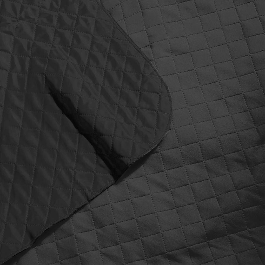 Плед для пикника "Rest"; чёрный; 115 х 140 см; двухсторонний материал флис 150 гр/м2+оксфорд  210 T - фото 6