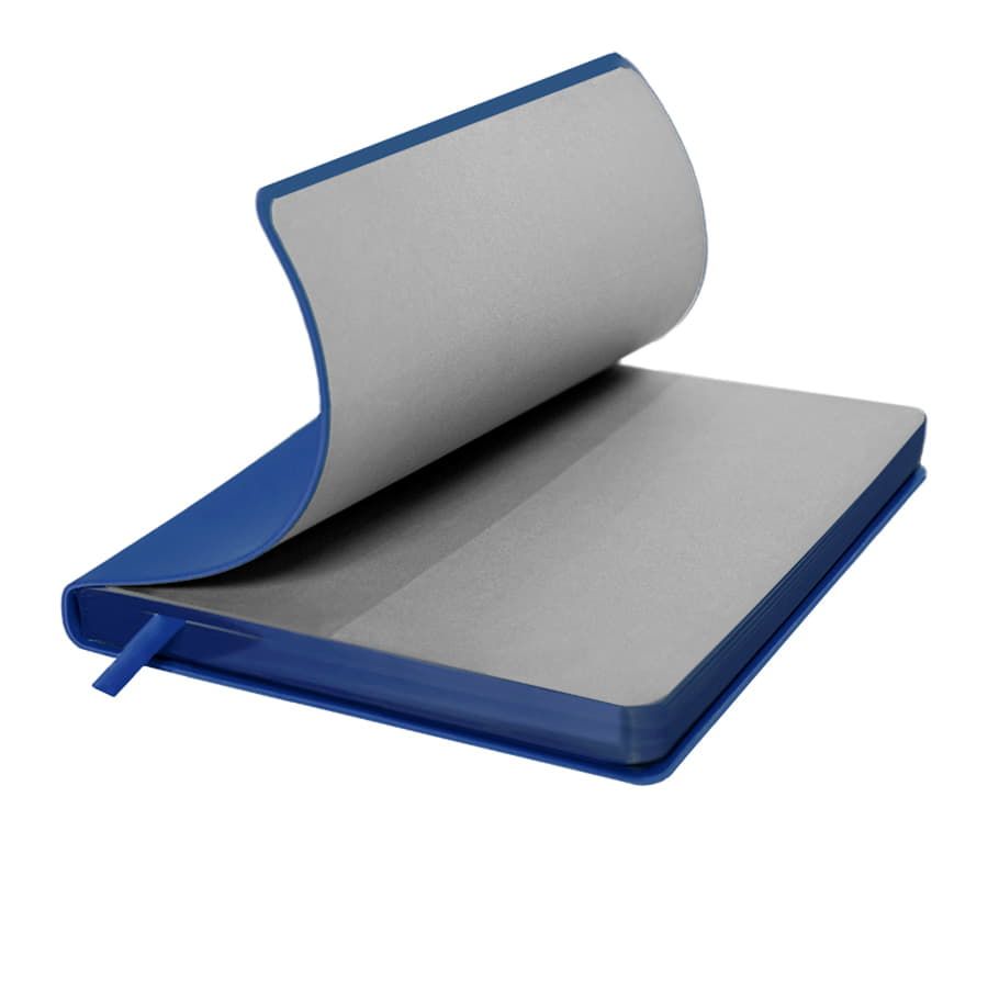 Ежедневник недатированный Pulpy А5 красный кремовый блок в линейку красный срез синий - фото 6