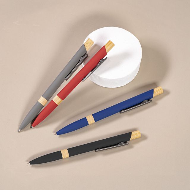 Ручка шариковая FRESCO серый темно-серый - фото 11