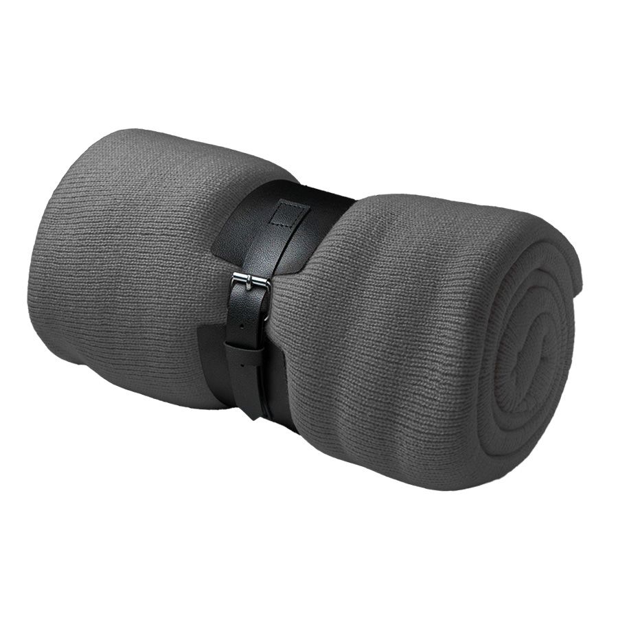 Плед  "Belt"; т.синий; 130 х 180 см; 100% акрил, с поясом - фото 2