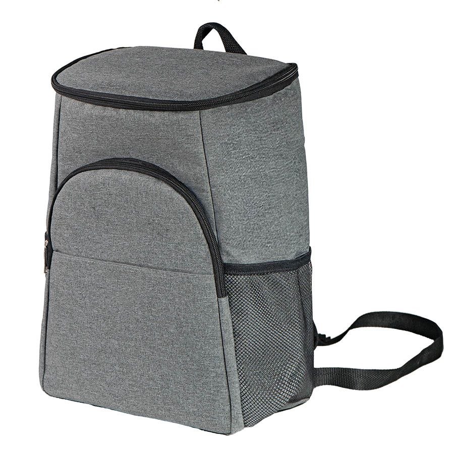 Терморюкзак PUT 39 x 27 x 18 см полиэстер 300D PEVA серый меланж - фото 3
