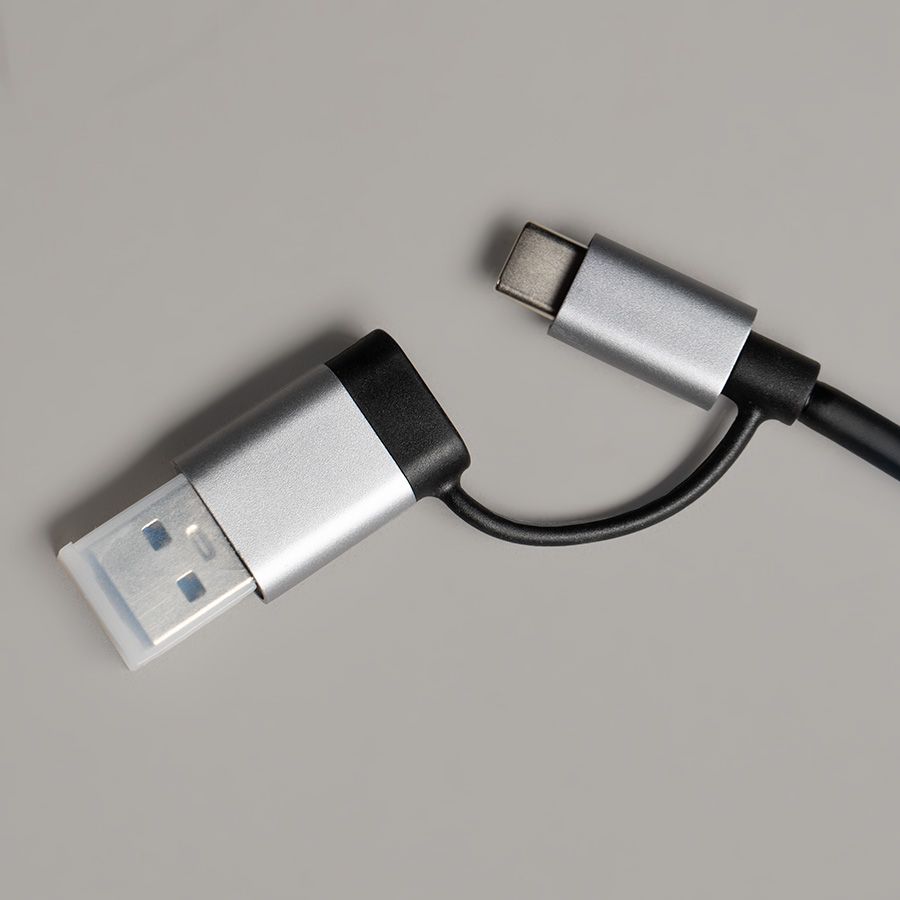 USB-хаб ROOT 8 в 1 серый алюминий - фото 4