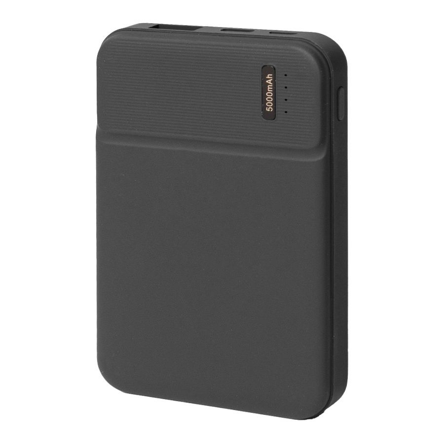 Универсальный аккумулятор Flash 5 5000 мАч с подсветкой и soft touch 9,8х6.3х1 - фото 3
