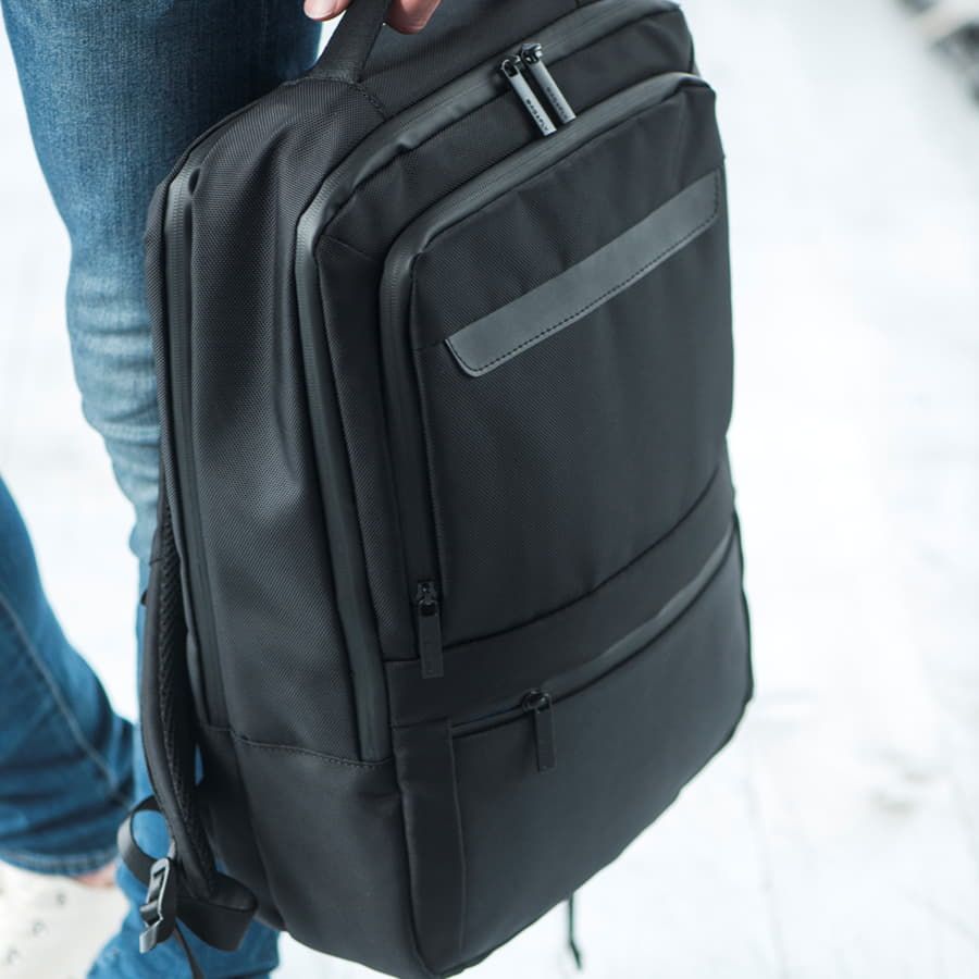 Рюкзак VECTOR c RFID защитой черный - фото 11