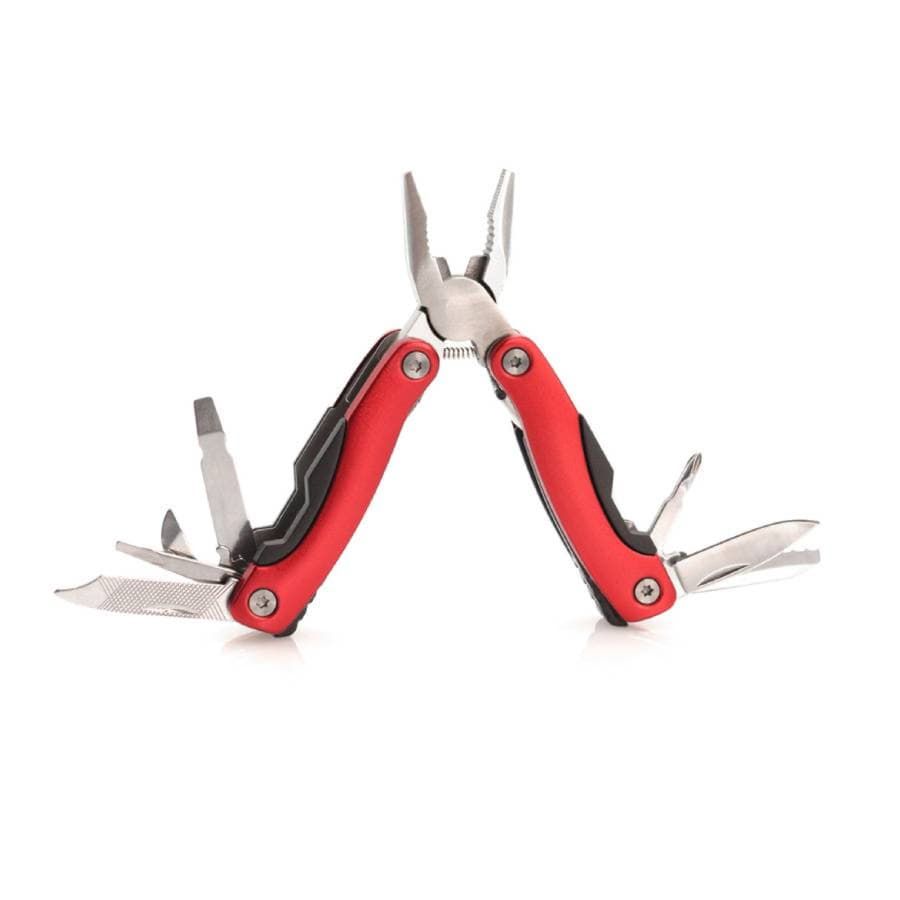 Мультитул BLAUDEN, нержавеющая сталь, пластиковая ручка, 12 функций, красный - фото 11