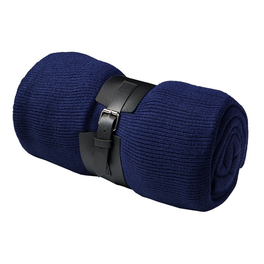 Плед "Belt"; т.синий; 130 х 180 см; 100% акрил, с поясом - фото 12