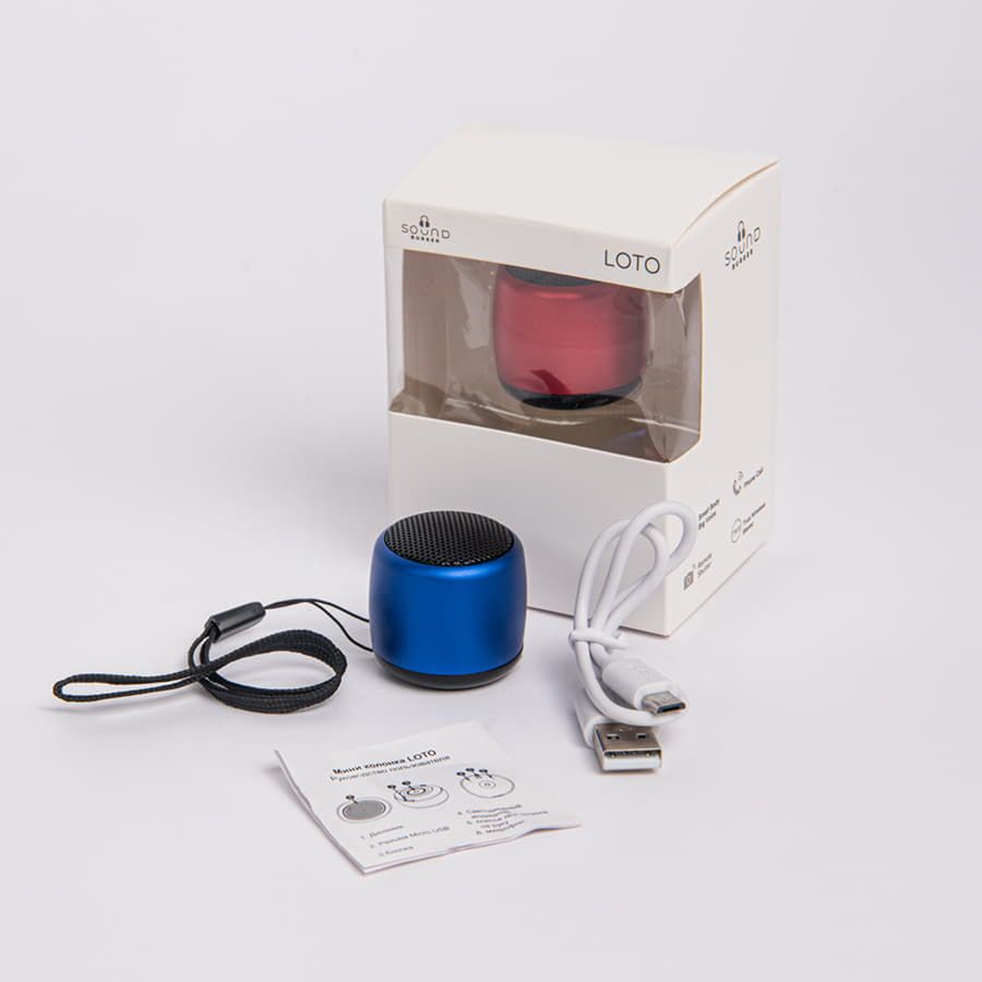 Портативная mini Bluetooth-колонка Sound Burger Loto золото черный - фото 12