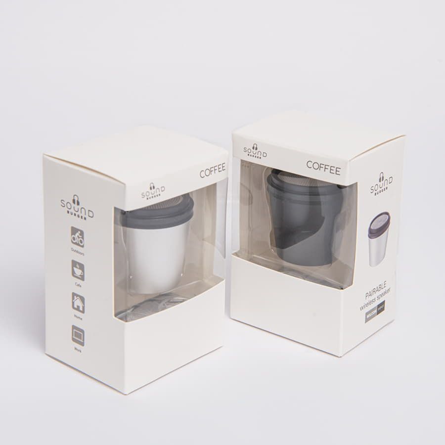 Портативная mini Bluetooth-колонка Sound Burger Coffee синий черный - фото 13
