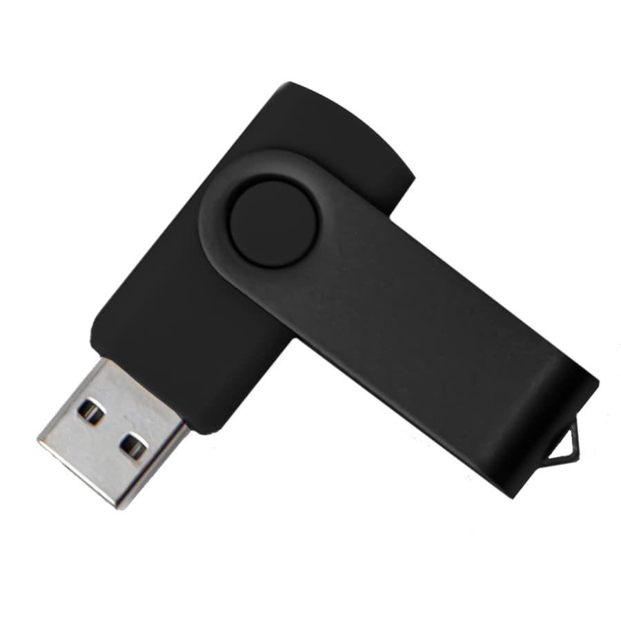 USB flash-карта DOT 8Гб черный 5,8х2х1,1см пластик металл - фото 2