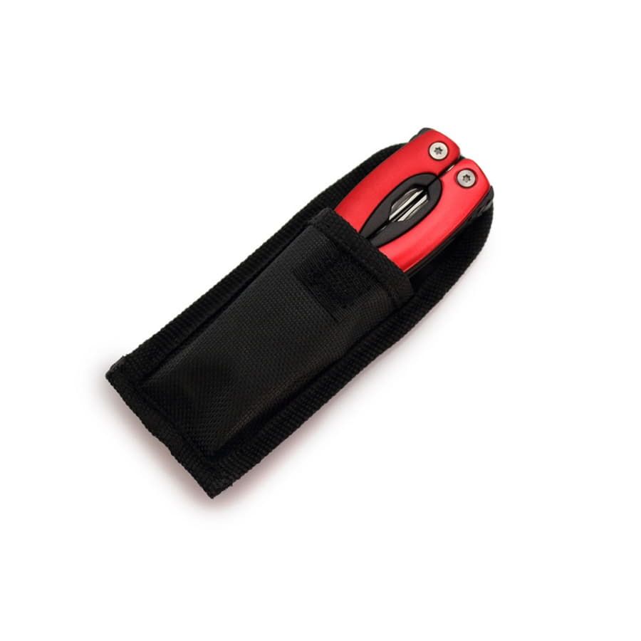 Мультитул BLAUDEN, нержавеющая сталь, пластиковая ручка, 12 функций, красный - фото 2