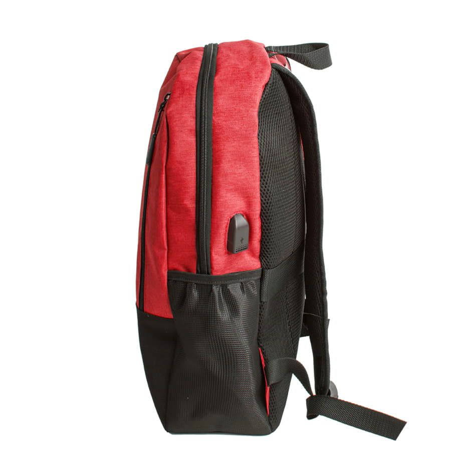 Рюкзак водостойкий PULL т.синий/чёрный 45 x 28 x 11 см 100% полиэстер 300D+600D красный черный - фото 2