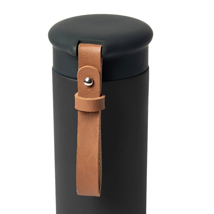 Термос вакуумный STRIPE, 450 мл, черный - фото 3