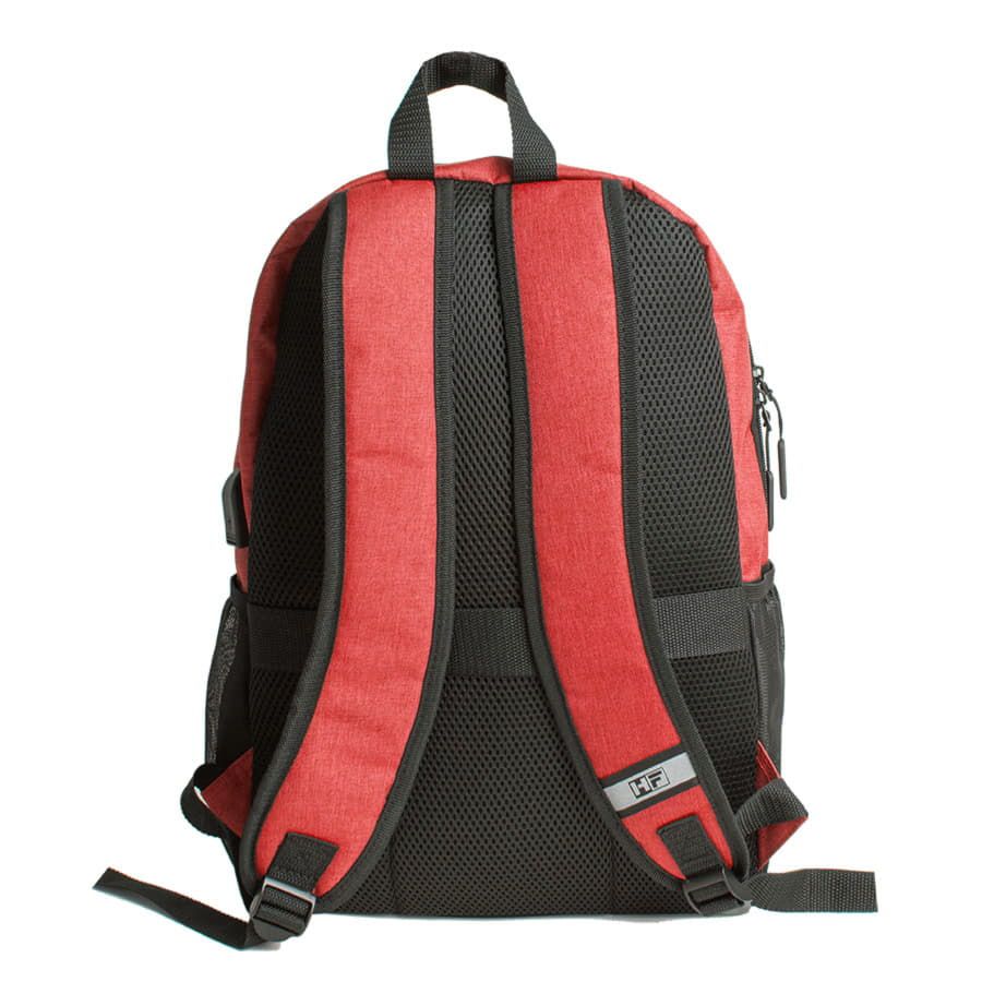 Рюкзак водостойкий PULL т.синий/чёрный 45 x 28 x 11 см 100% полиэстер 300D+600D красный черный - фото 4