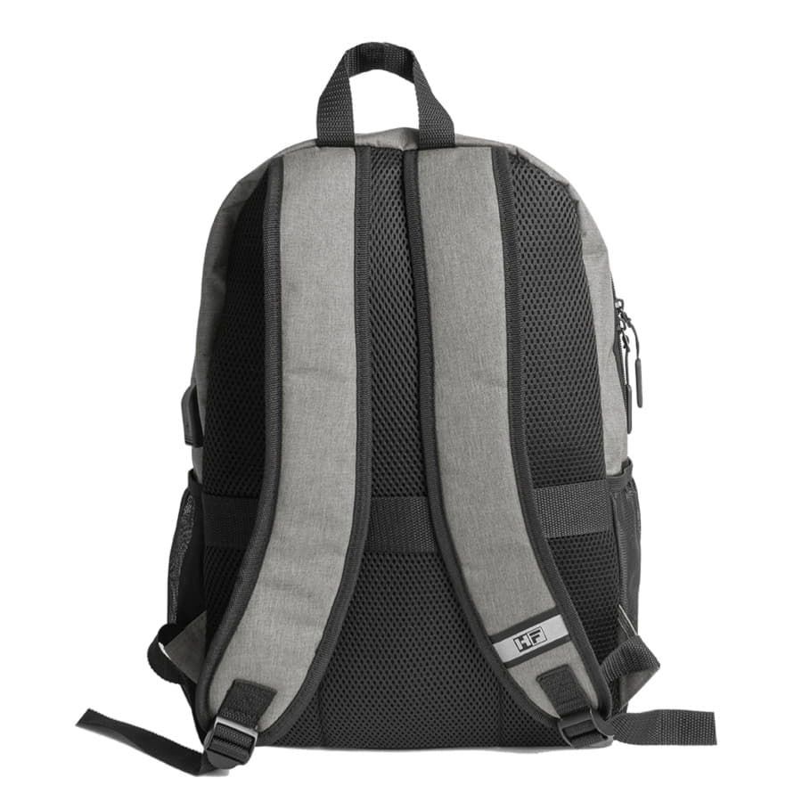 Рюкзак водостойкий PULL т.синий/чёрный 45 x 28 x 11 см 100% полиэстер 300D+600D серый черный - фото 4