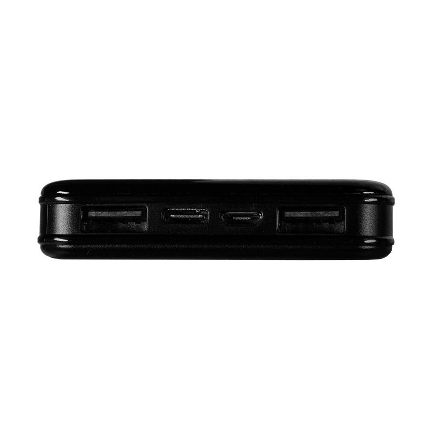 Универсальный аккумулятор Sleek 10 10000 мАч черный 14х6.8х1,5 см - фото 4