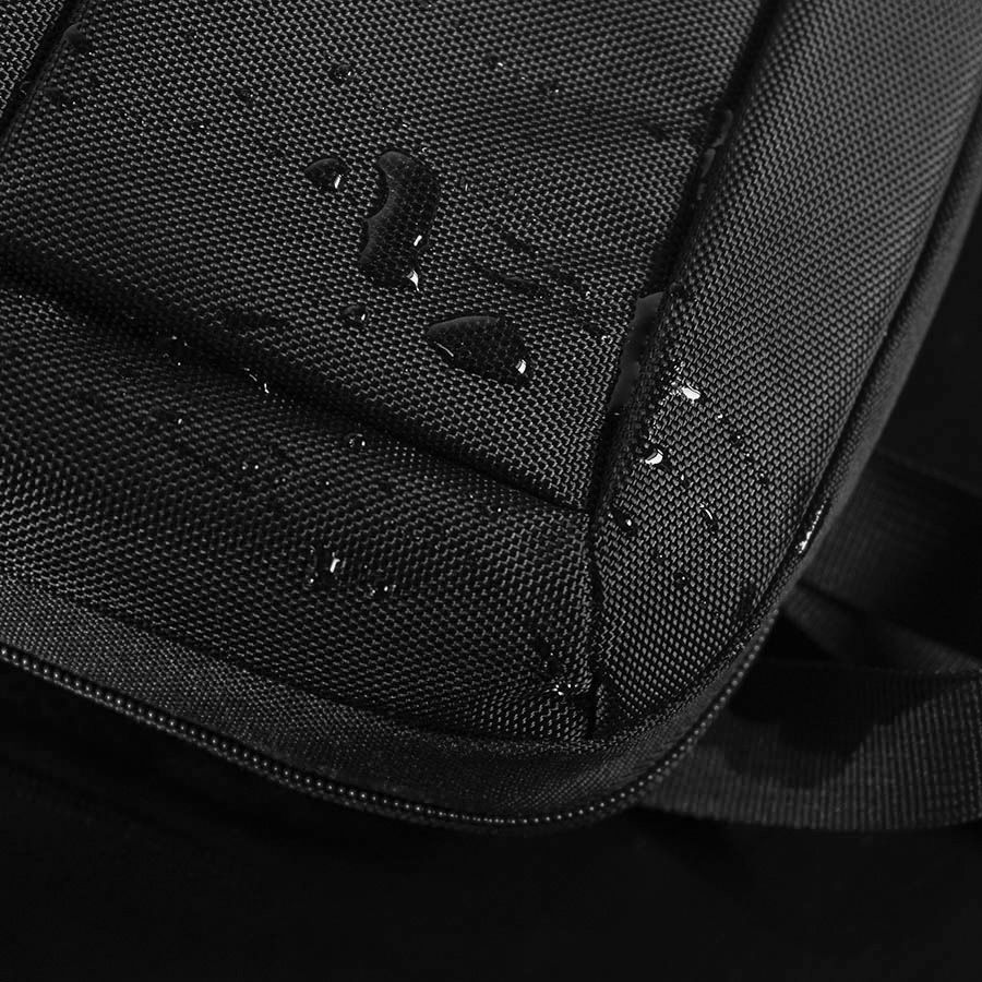 Расширяющийся рюкзак Slim из водостойкого материала чёрный 45х30х6 см ткань верха: 100% полиэстер 1680 D черный - фото 5