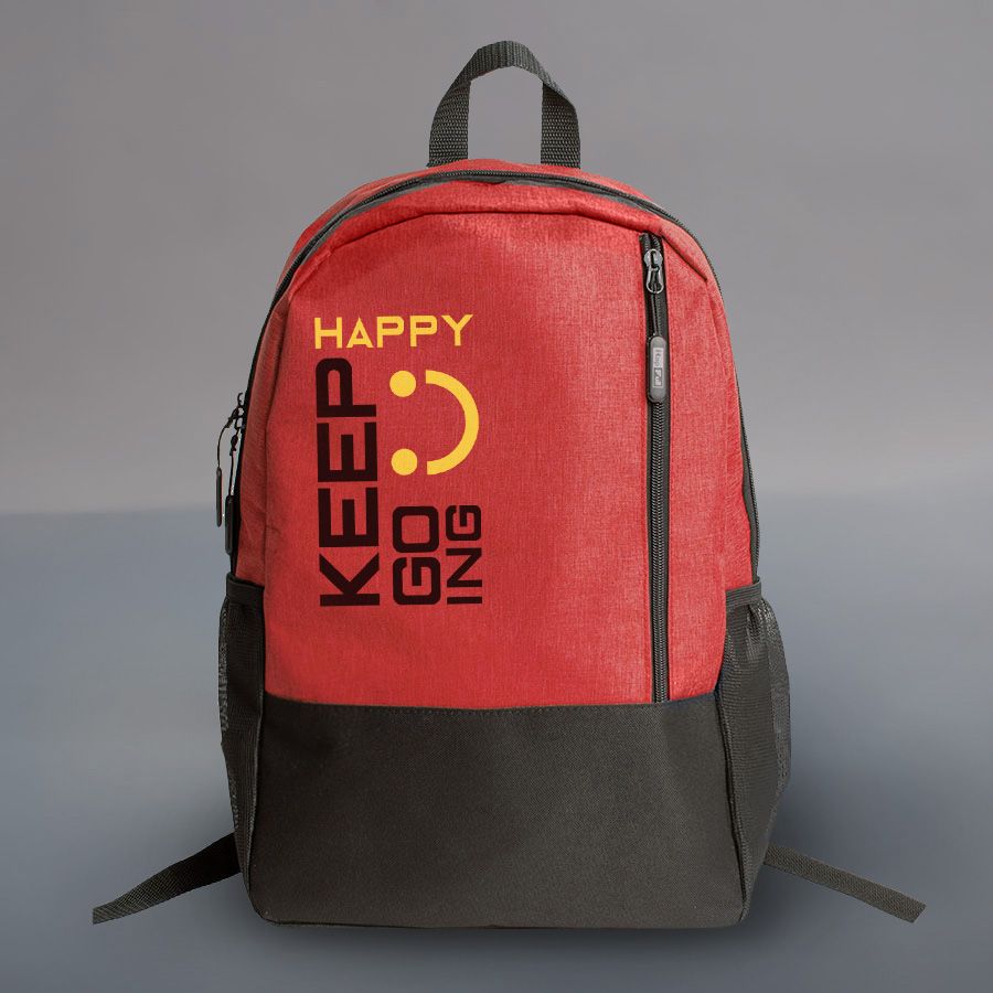 Рюкзак водостойкий PULL т.синий/чёрный 45 x 28 x 11 см 100% полиэстер 300D+600D красный черный - фото 5
