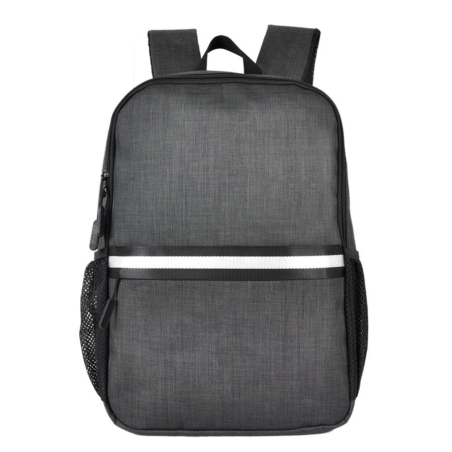 Рюкзак водостойкий Cool синий/чёрный 43 x 30 x 13 см 100% полиэстер 300 D серый черный - фото 6
