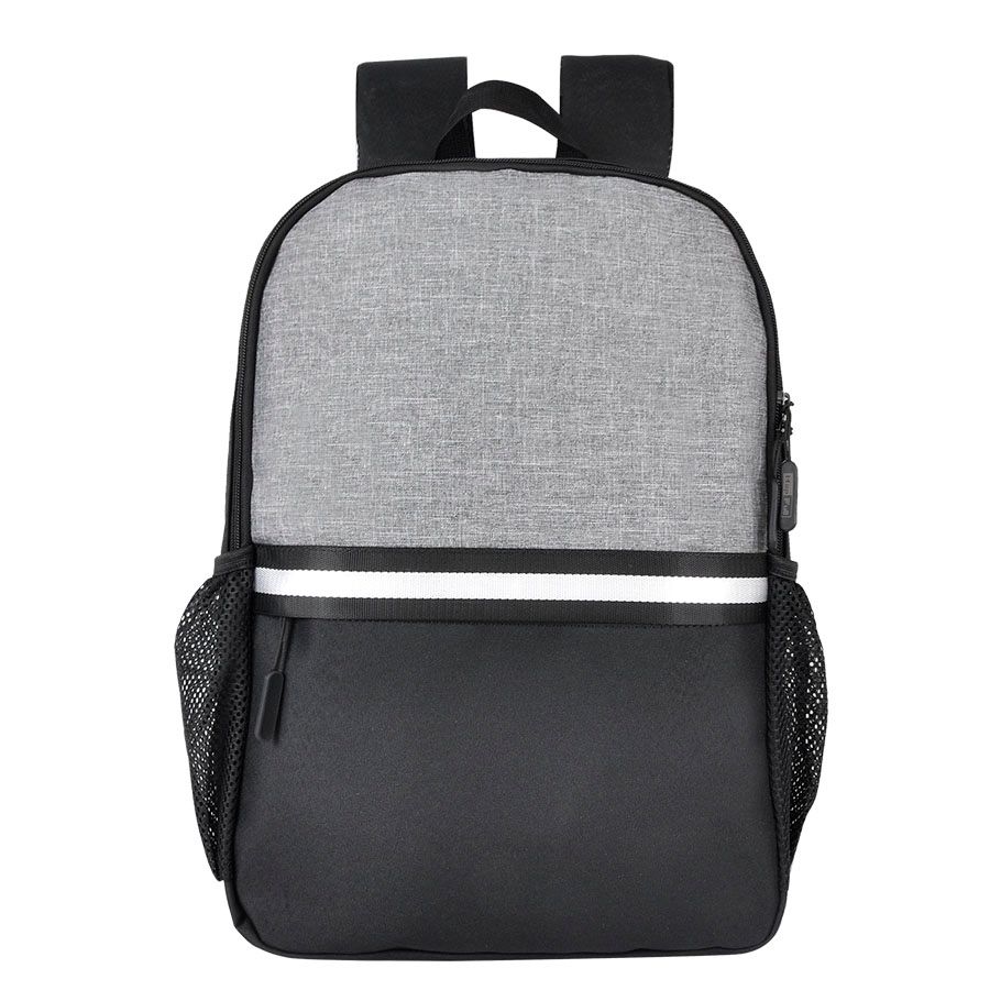 Рюкзак водостойкий Cool синий/чёрный 43 x 30 x 13 см 100% полиэстер 300 D темно-серый - фото 6