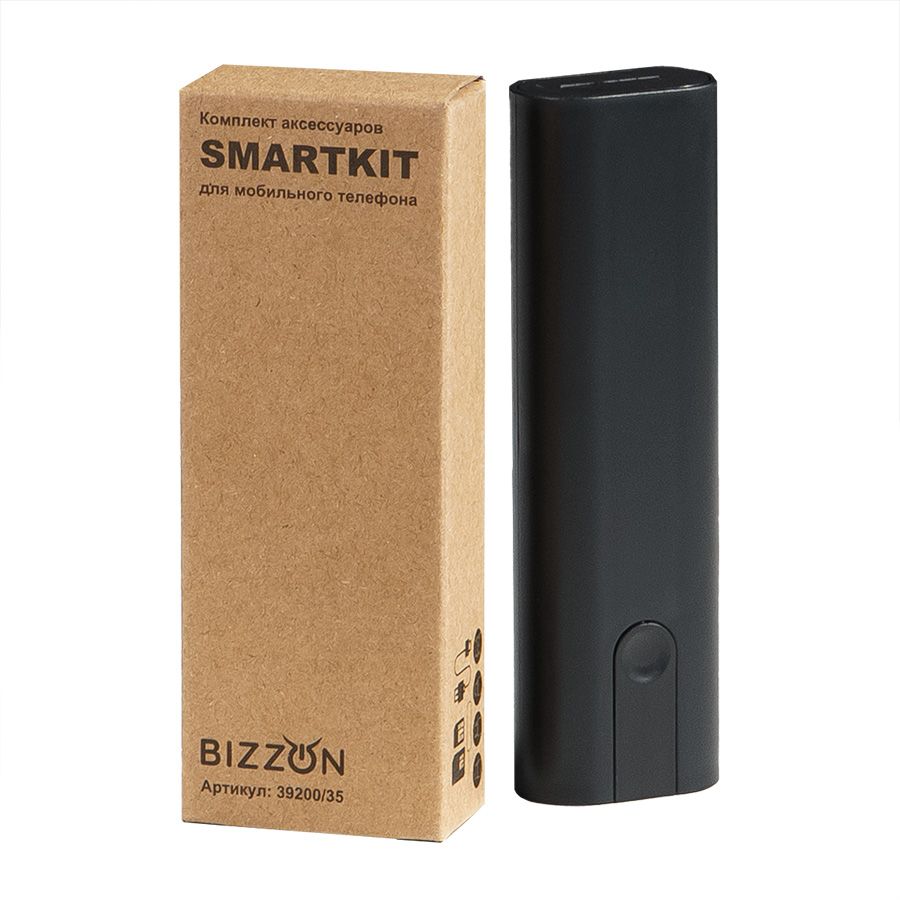 Комплект аксессуаров SMARTKIT для мобильного телефона пластик черный - фото 6