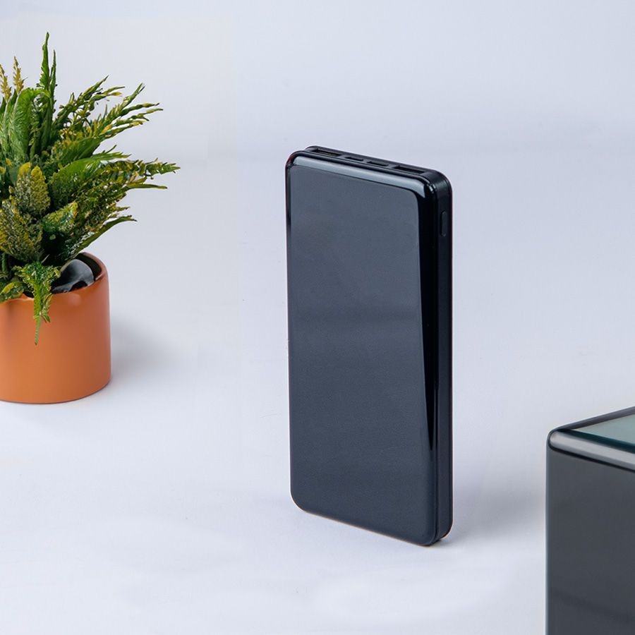 Универсальный аккумулятор Sleek 10 10000 мАч черный 14х6.8х1,5 см - фото 8