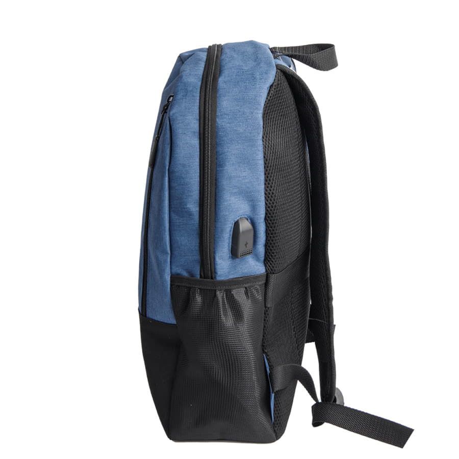 Рюкзак водостойкий PULL т.синий/чёрный 45 x 28 x 11 см 100% полиэстер 300D+600D синий черный - фото 8