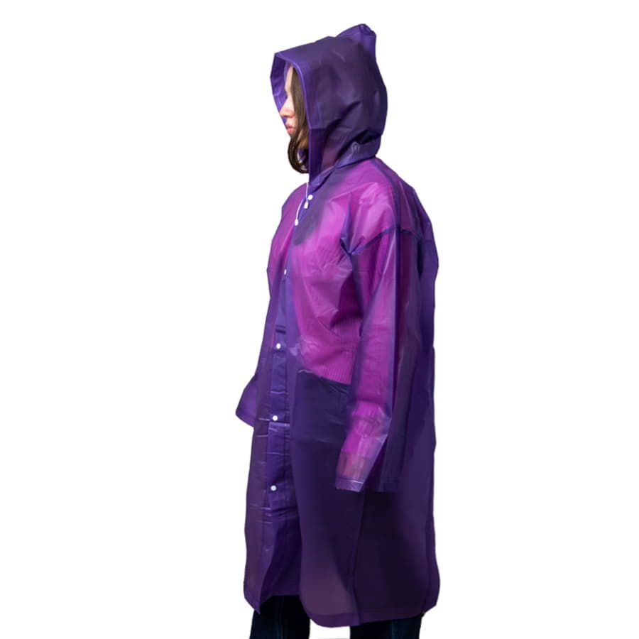 Дождевик "Pure" белого цвета , 68 х 118 см. материал этиленвинилацетат, черничный - фото 10