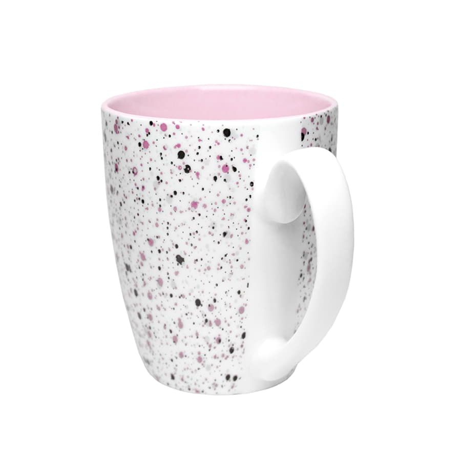Кружка TERRAZZO белый розовый - фото 2