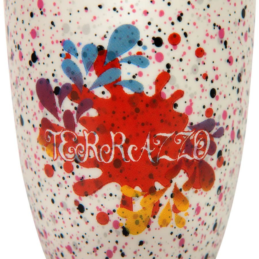 Кружка TERRAZZO белый розовый - фото 5