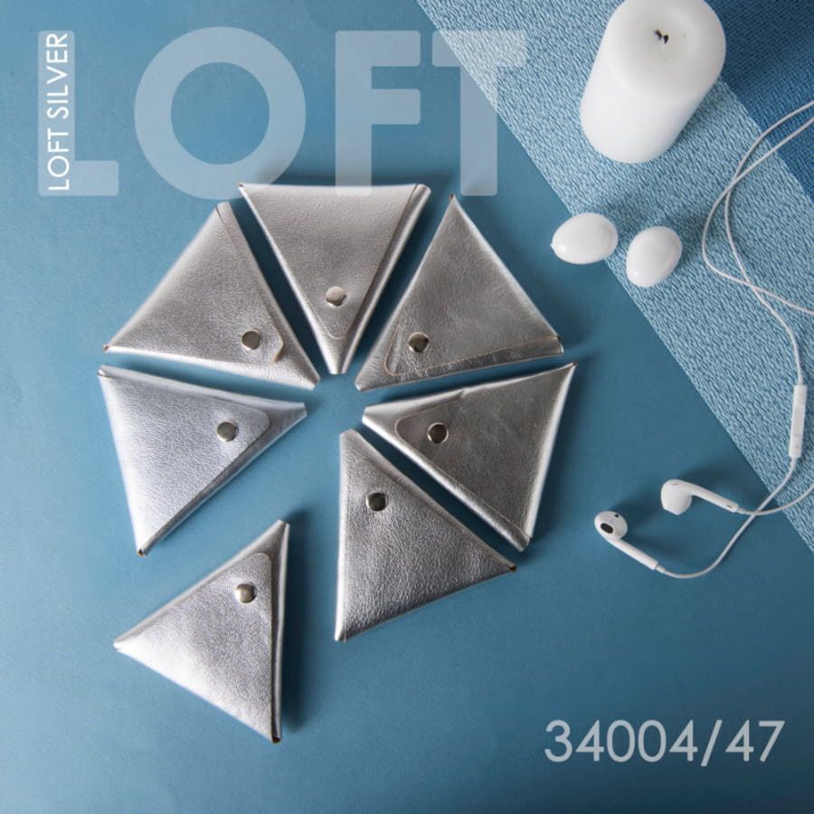 Чехол для наушников LOFT SILVER серебристый - фото 11