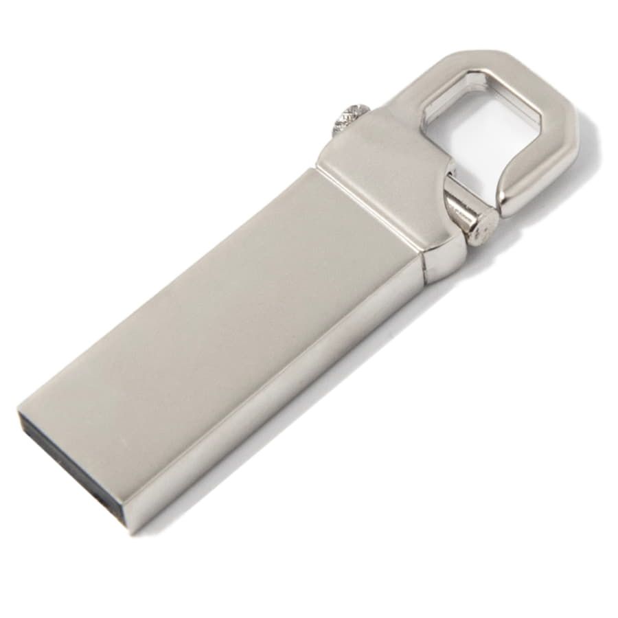 USB flash-карта CARABINE 8Гб серебристый - фото 2