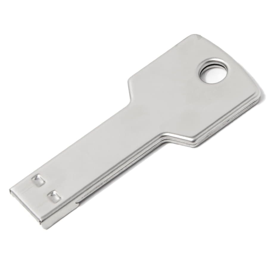 USB flash-карта KEY 16Гб серебристая 5,7х2,4х0,3 см металл - фото 2