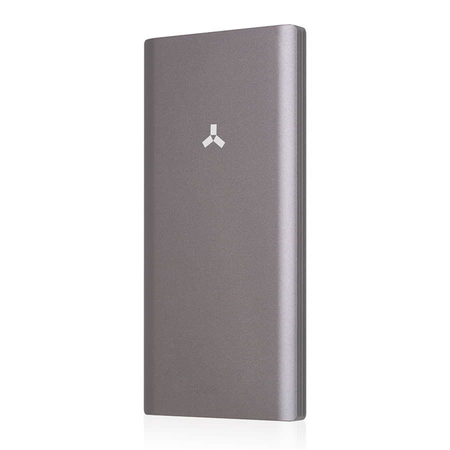 Внешний аккумулятор Accesstyle CHARCOAL II 10000 mAh серебристый - фото 2