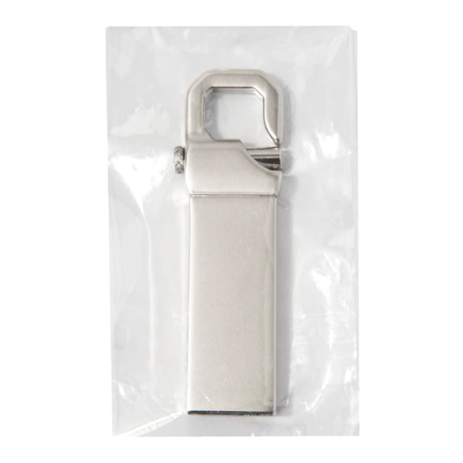 USB flash-карта CARABINE 8Гб серебристый - фото 3