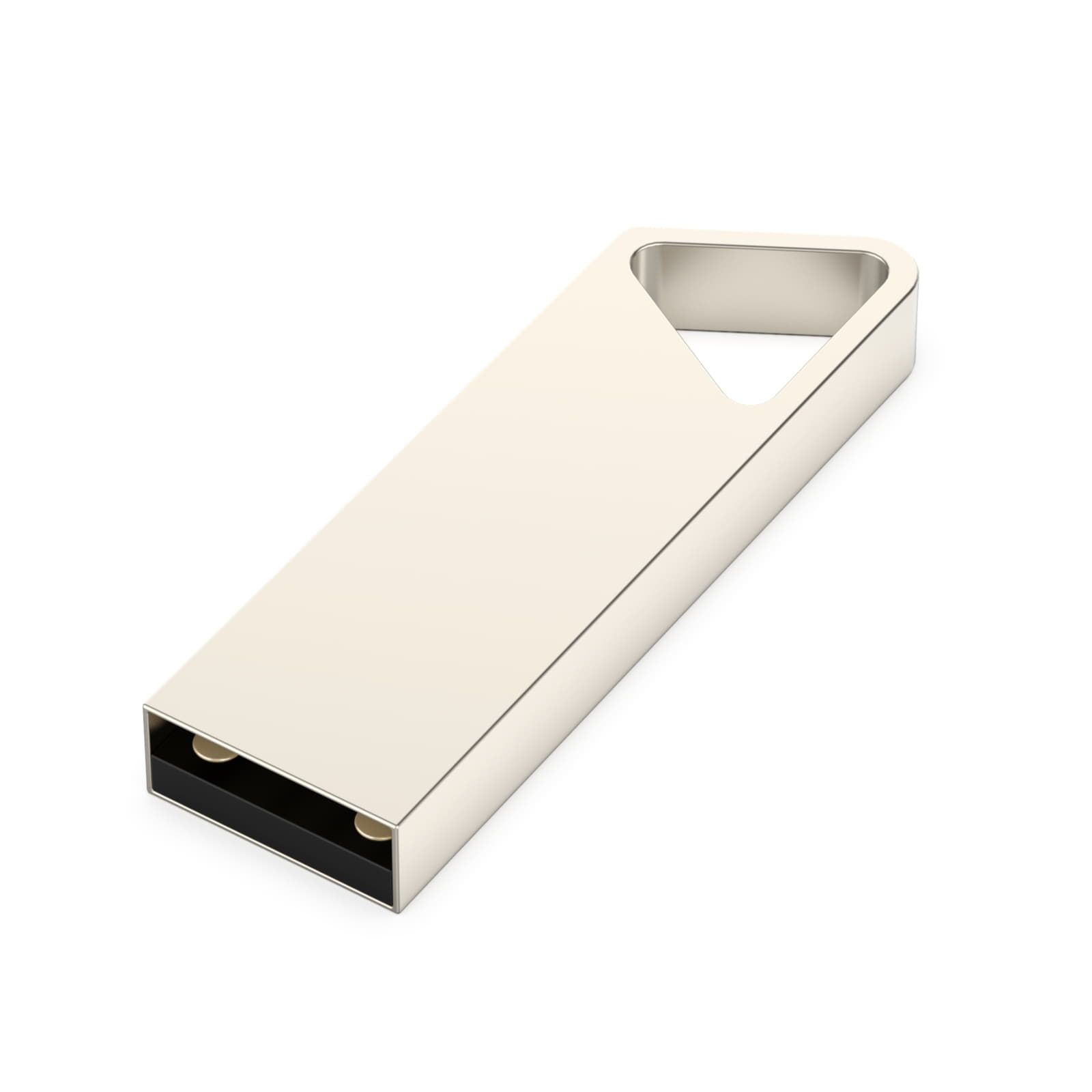 USB flash-карта SPLIT 32Гб серебристая 3,6х1,2х0,5 см металл - фото 4