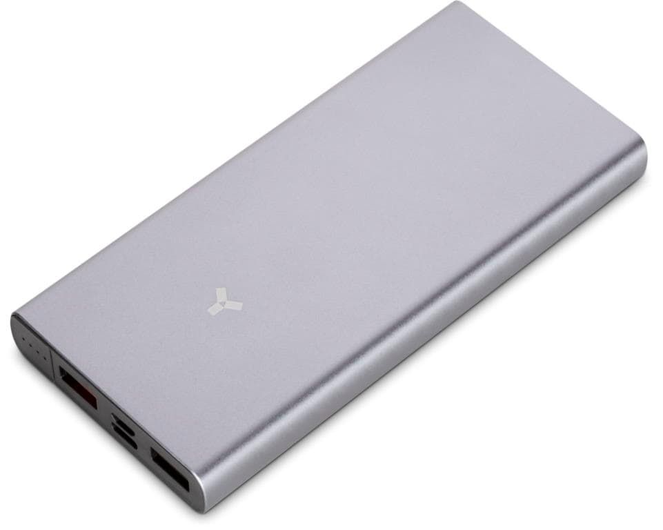 Внешний аккумулятор Accesstyle CHARCOAL II 10000 mAh серебристый - фото 4