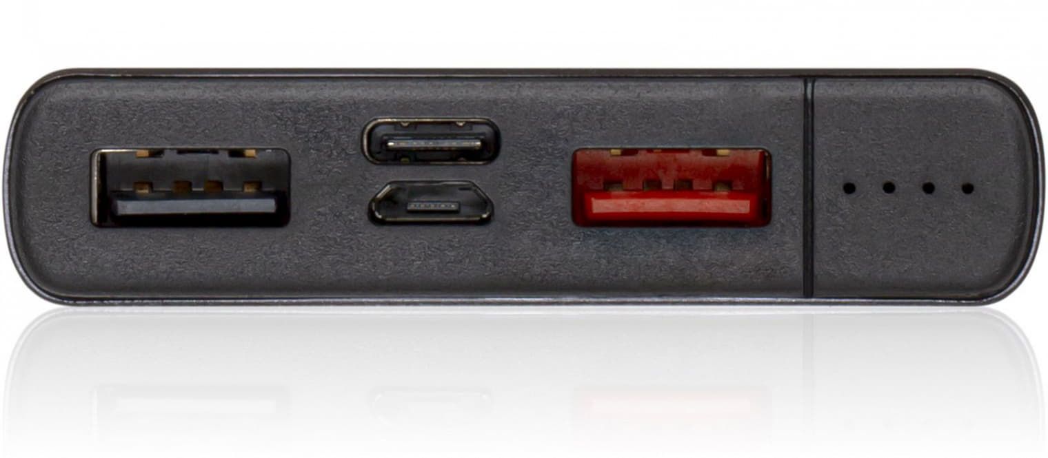 Внешний аккумулятор Accesstyle CHARCOAL II 10000 mAh серебристый - фото 7