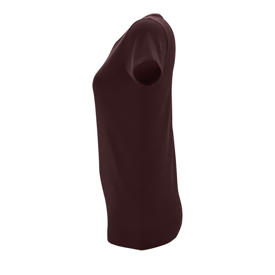 Футболка REGENT FIT WOMEN тёмно-бордовый M 100% х/б 150 г/м2 красная вишня - фото 3